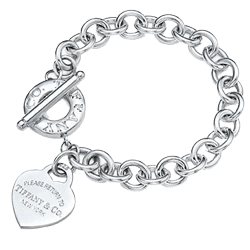 Sterling silver bracelet on white background. Sell silver jewelry image.