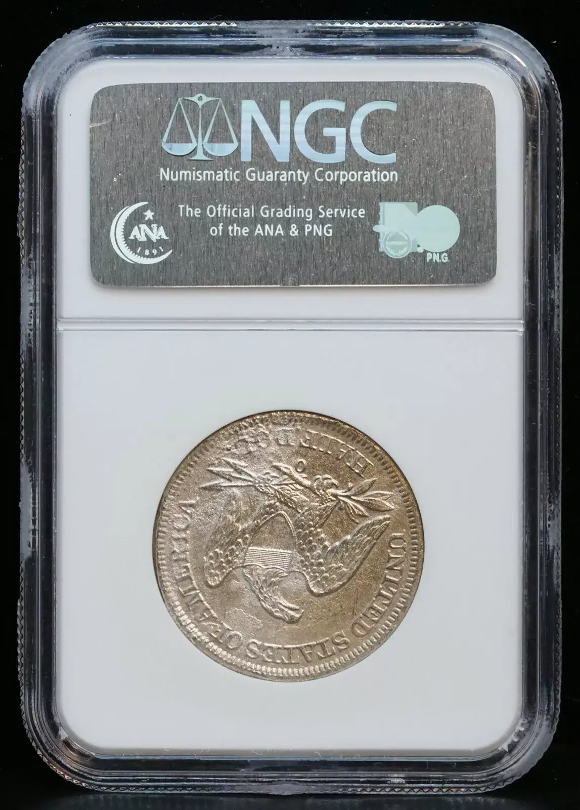 1858 O Seated Liberty Half Dollar US Coin SS Republic SHIPWRECK EFFECT NGC